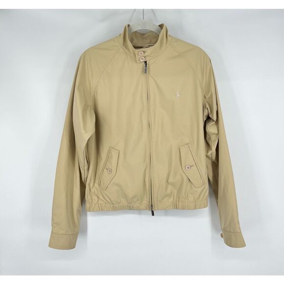 Ralph Lauren Golf Harrington Jacket Lightweight Pockets YokeVent Boy Size Medium - Picture 1 of 13